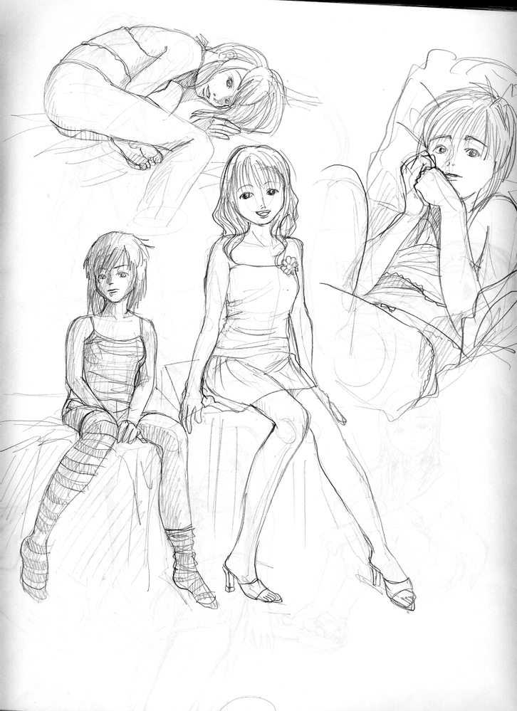 抜ける絵の描き方を教えて下さい グラビア写真を真似て描いてみてください Yahoo 知恵袋
