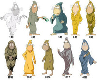 ゲゲゲの鬼太郎ネズミ男の服の色って何色 原作の漫画だと茶色っぽい明る Yahoo 知恵袋