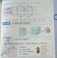 私は 小6なのですが今習っている単位なのですが 面積 体積 容 Yahoo 知恵袋