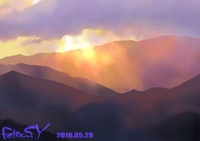 夕焼けの空の描き方を教えてください 授業で 今夕焼けを描い Yahoo 知恵袋