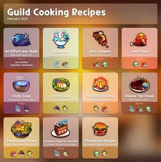 クッキーランのギルドクッキングのイチゴバーガとイチゴショコラワラビシ Yahoo 知恵袋