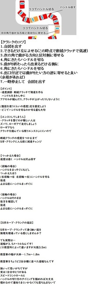 クランクで曲がるときってハンドルを一気に最大限に切ったらいいですか Yahoo 知恵袋