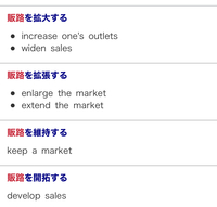 販路拡大を英語で言うとしたらば どのような言い回しが 適切ですか もし Yahoo 知恵袋