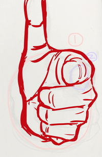イラスト デッサン のアドバイスが欲しいです 手を描く練習をしています Yahoo 知恵袋