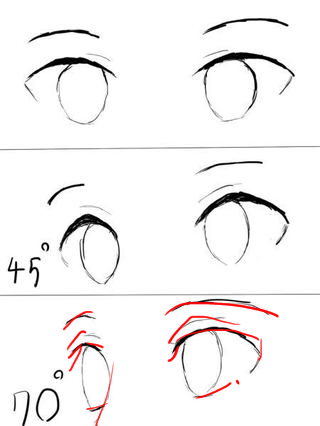 絵についての質問です 斜めの顔の目が何となく違和感があるので違うところ指 Yahoo 知恵袋