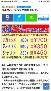 質問です 上州屋で売ってる青イソメ イシゴカイなどの虫餌ってい Yahoo 知恵袋