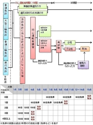 停止 点数 免許