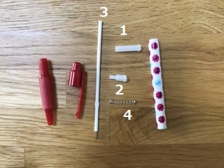 ノック式ボールペンをばらしてしまい組み立てられなくなってしまいまし