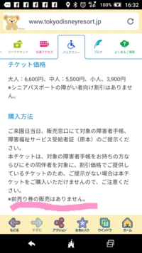 ディズニーリゾートって障害者手帳を持っていると1dayパスポート割引になりまし Yahoo 知恵袋