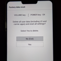 Lgelectronicslgl22を強制初期化したいと思いファクトリ Yahoo 知恵袋