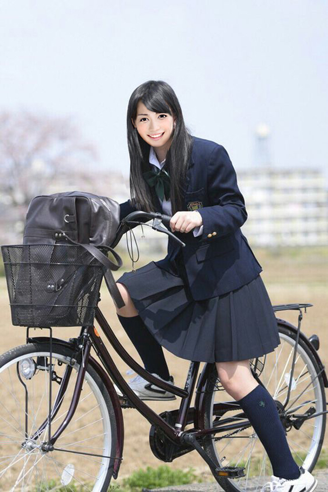 自転車 スカート 高校 セール