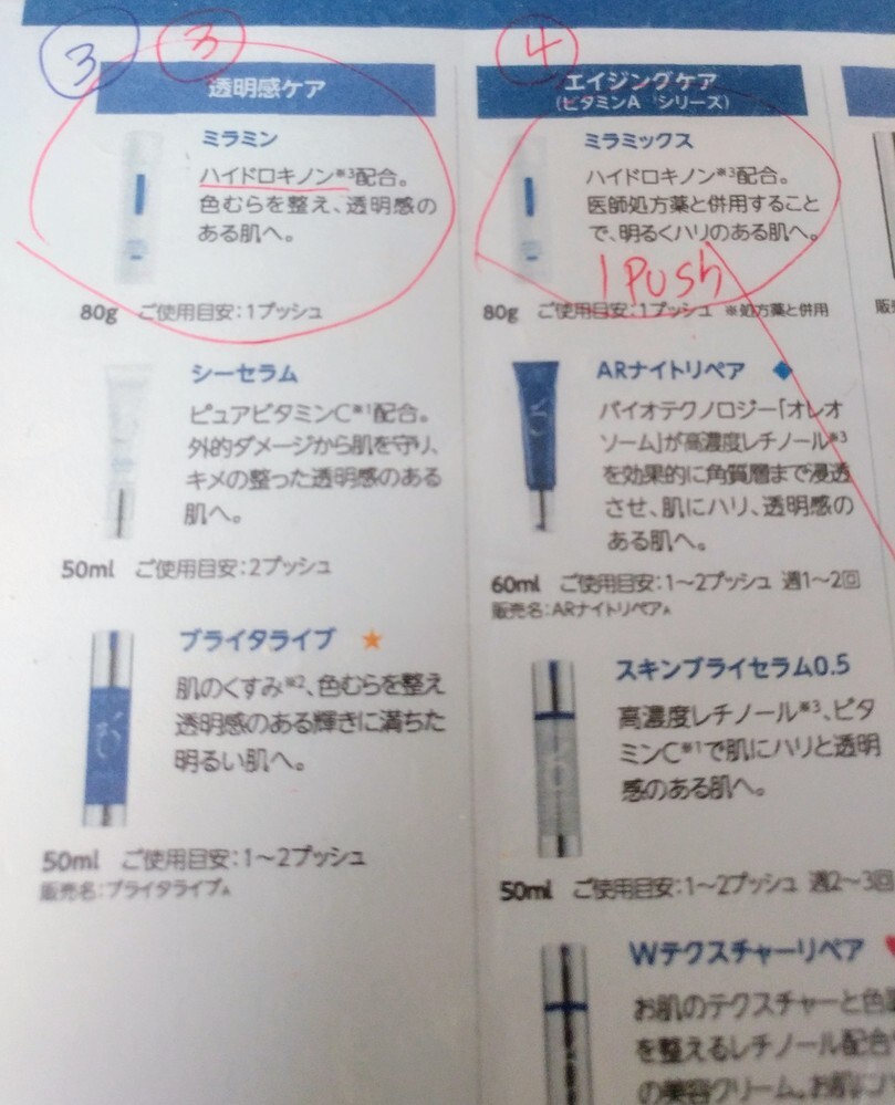 ゼオスキン ミラミン 2プッシュ使用のみ