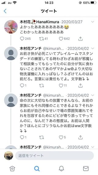 誹謗 中傷 内容 木村 花 の