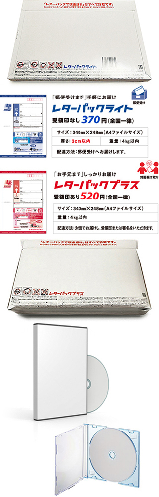 レターパックでDVD3枚送る場合、プチプチで梱包した方がいいですか