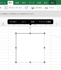 Ipadでスプレッドシートを使用する場合 テキストボックスはないですか 画像の Yahoo 知恵袋
