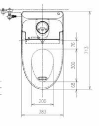 Totoのトイレのcgという商品 便座の穴の内径は何センチあり Yahoo 知恵袋