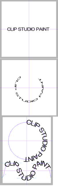 Clipstudiopaintに円形に沿って文字を挿れるツールがないと Yahoo 知恵袋