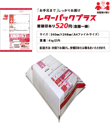 レターパックプラスとゆうパケットプラス - どちらが沢山はいり