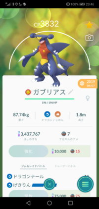 ポケモンgoのガブリアスについてですが 皆さんはガブリアスをド Yahoo 知恵袋