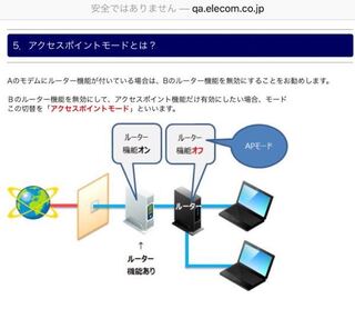 Au光のホームゲートウェイ ルーター機能付き にエレコムのル Yahoo 知恵袋