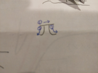 P この記号の書き方 書き順を教えて欲しいです 数学の Yahoo 知恵袋