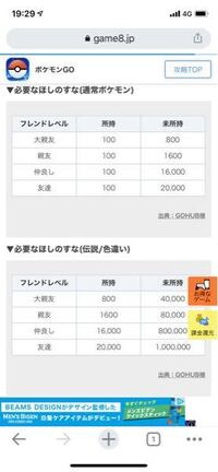 ポケモンgoで友達に交換で色違いヒトカゲをあげようしても 星の砂が足りません Yahoo 知恵袋