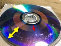 DeZI:R くれない奏詩 読み込み確認済み ディスク傷あり この様に傷がたくさん付いているDVDを再生して全部おかしな事が