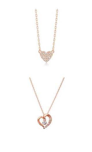 ハートネックレスはダサい かわいい 投票お願いします Yahoo 知恵袋