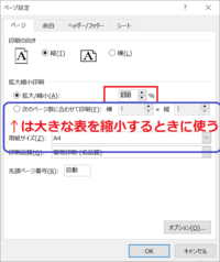 Excelで表を作って印刷したのですが 用紙いっぱいに印刷したいのにどう Yahoo 知恵袋