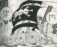 ワンピース Onepieceロックス D ジーベックと黒ひげの船 Yahoo 知恵袋