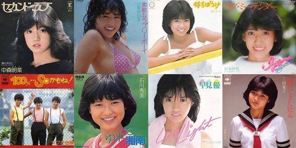 花の82年組の当時の人気順は、松田聖子と中森明菜がツートップで