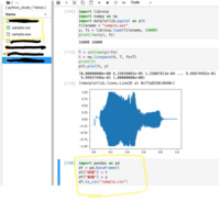 Pythonコードについて質問です Jupyterで マイクで録音した音 Yahoo 知恵袋