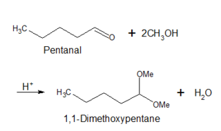 ペンタナール メタノール 酸性下 反応生成物 構造式で と説明お願いします Yahoo 知恵袋
