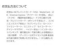 ショップディズニーで買い物をしたいのですが 支払い方法の選択肢 Yahoo 知恵袋