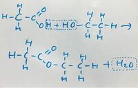 酢酸とエタノールから酢酸エチルが生成する化学反応式の構造式を教えてくださ Yahoo 知恵袋