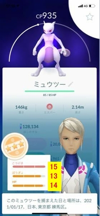 このミュウツーはこのまま育てるべきですか おそらくリトレーンし Yahoo 知恵袋