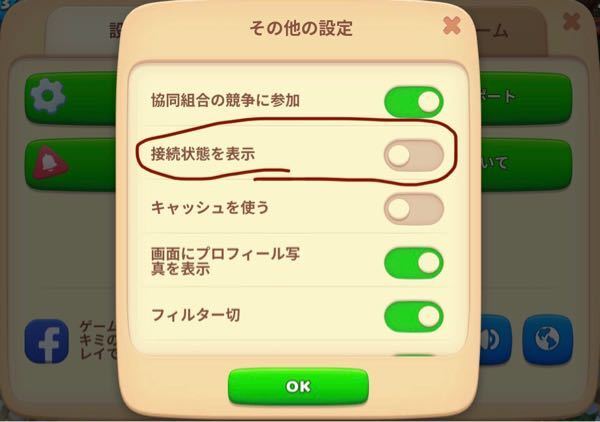 タウンシップ その他の設定 フィルター切