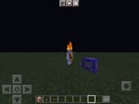 Minecraftswitch版で自分から火柱のようなパーティクルが上がる Yahoo 知恵袋