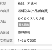 メルカリのらくらくメルカリ便は匿名発送ができるはずなのですが