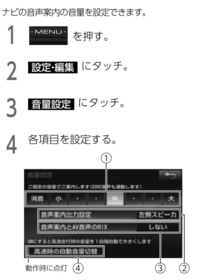 カーナビの音声ナビが出ないです イクリプスのavn Z03i Yahoo 知恵袋