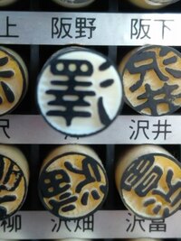 3文判で沢で旧漢字の物がありますか ハンロク社の製品なら既成で Yahoo 知恵袋