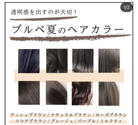 ブルベ夏にあうヘアカラーを教えてください Yahoo 知恵袋