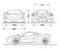 フェラーリ4gtbのミラーを畳んだ時の最大車幅は2 100mmで間違 Yahoo 知恵袋