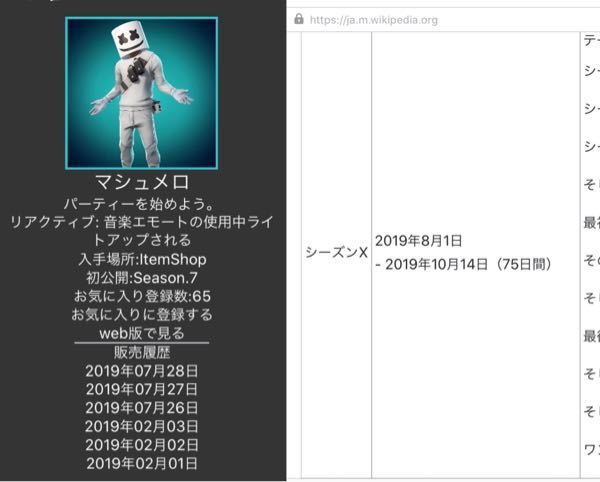 フォートナイトでマシュメロの再販がシーズンxに来たと友達が言ってたので Yahoo 知恵袋