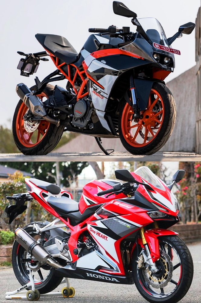 KTM390とCBR250RRどっちが速いですか？ - 断然KTMR... - Yahoo!知恵袋