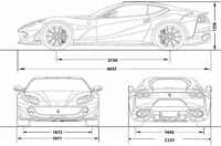 フェラーリ812gtsのミラーを畳んだ時の最大車幅を教えていただけますでしょう Yahoo 知恵袋