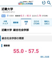 近畿大学総合社会学部の編入試験の難易度はどれくらいですか Yahoo 知恵袋