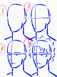 人の顔を描くとき どこから描けばいいんですか 基本 私は Yahoo 知恵袋