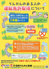 てんかん患者による自動車運転について 免許更新後すぐに 初め Yahoo 知恵袋