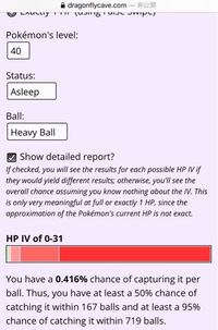 ポケモンhgssについて質問です Hp1眠り状態のエンテイにヘビボを投 Yahoo 知恵袋